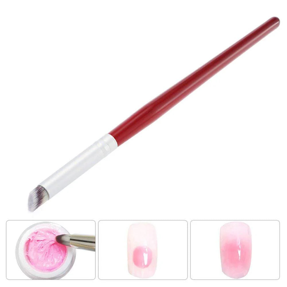 DX Nail Art Nail Art Ombre Brush – Gradient Blending Brush for Gel Polish, Acrylic Nails & Nail Art Designs