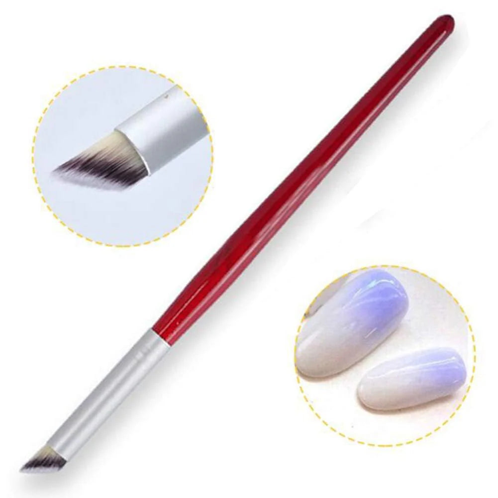 DX Nail Art Nail Art Ombre Brush – Gradient Blending Brush for Gel Polish, Acrylic Nails & Nail Art Designs