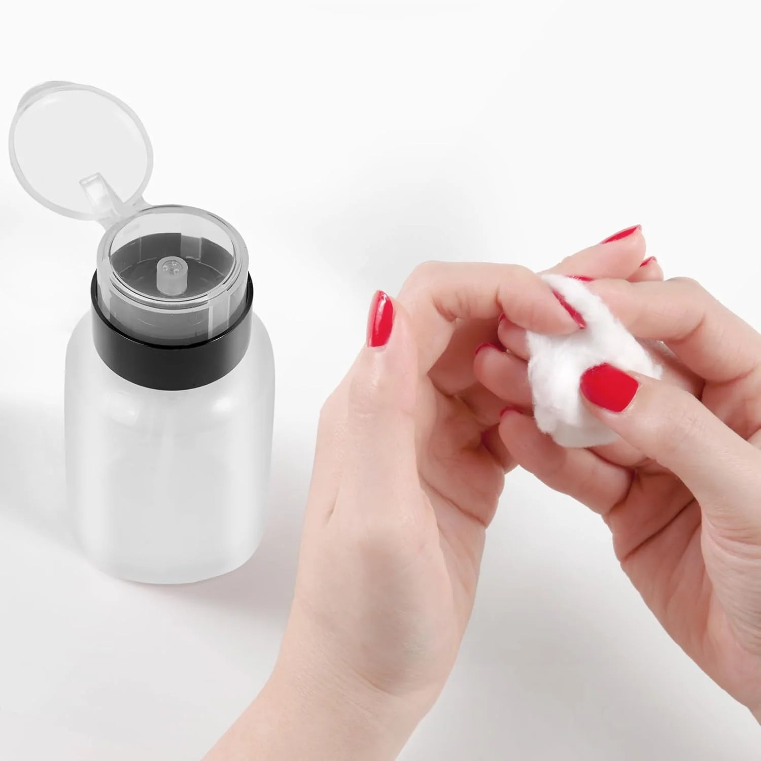 DX Nail Art Nail Pump Dispenser Bottle Push-Down Liquid Dispenser for Nail Polish Remover, Toner & Acetone