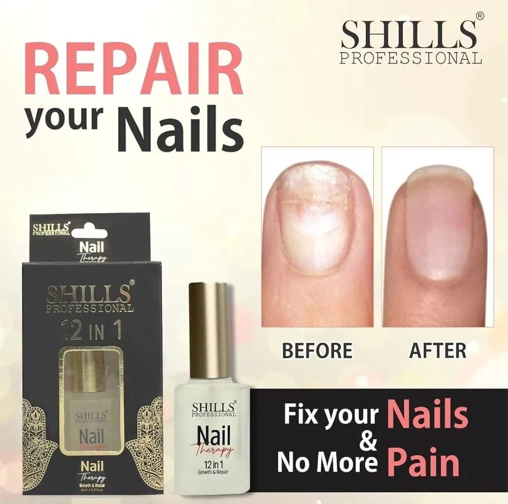 DX NAIL ART Shills Professional Nail Therapy 12 In 1 Growth & Repair