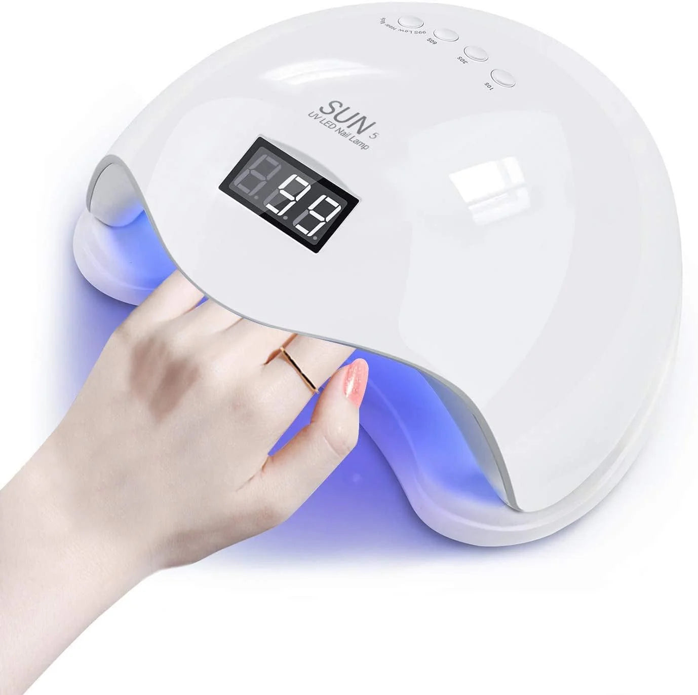 DX 48W UV/LED Nail Dryer Lamp – Fast-Curing Gel Nail Light with Smart Senso